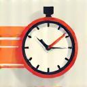Clock symbolizing fast service